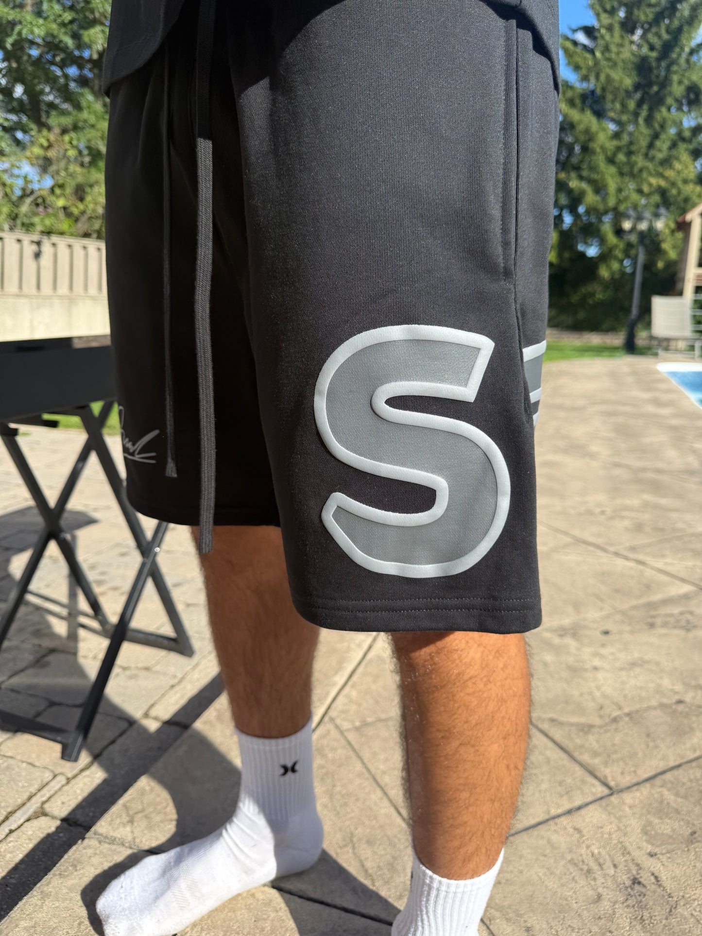 Coal Black Shorts
