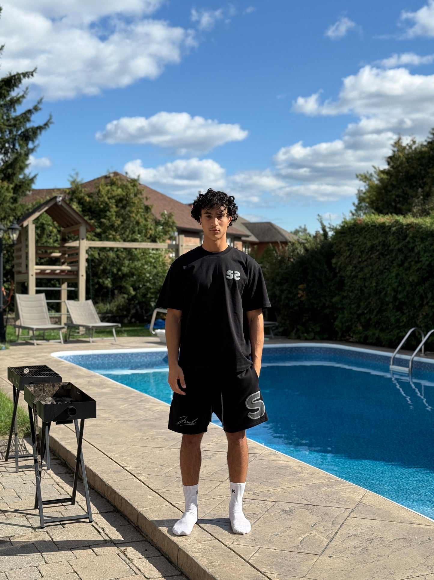 Coal Black Shorts