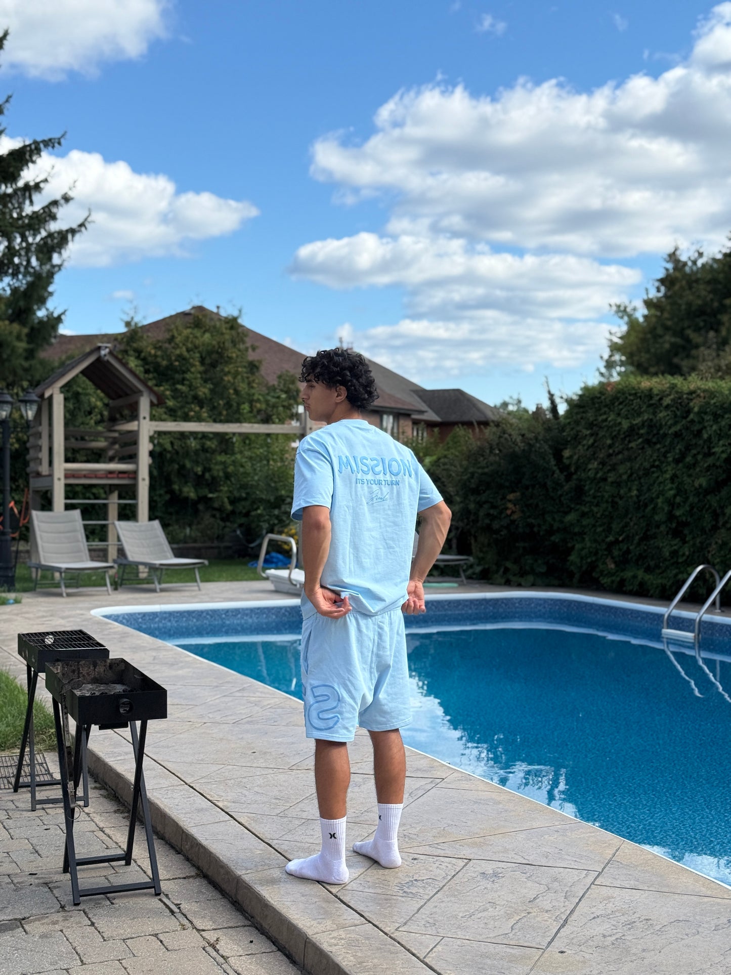 Sky Blue Shorts