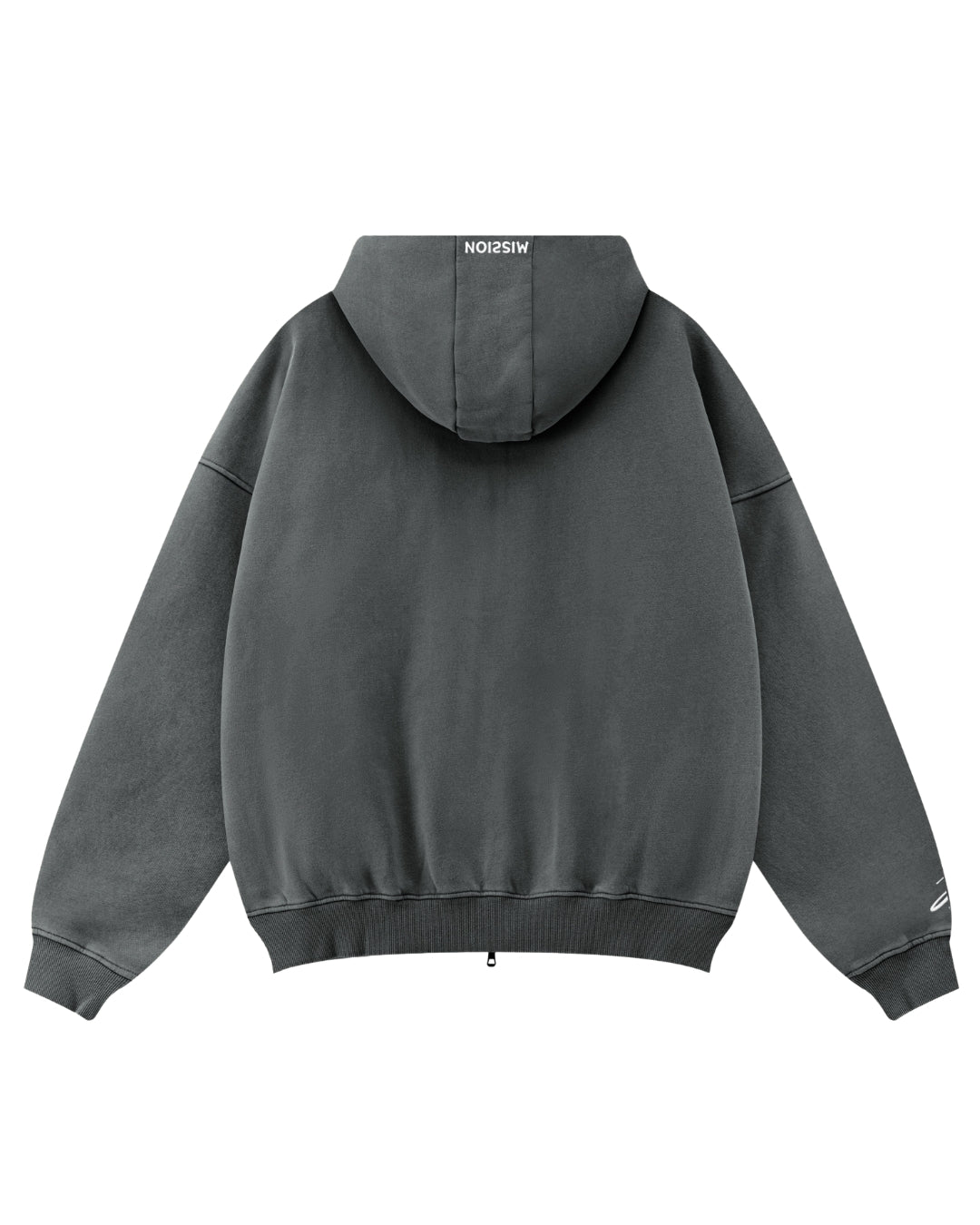 Dark Grey Zip-Up