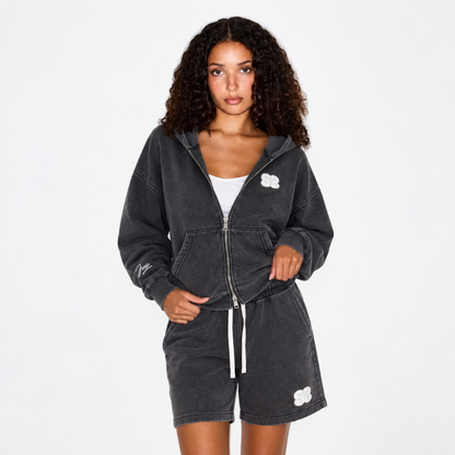 Dark Grey Zip-Up