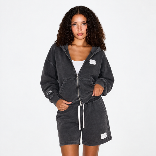 Dark Grey Zip-Up