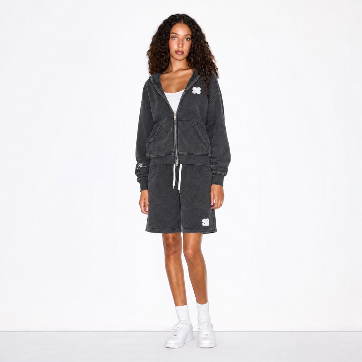 Dark Grey Zip-Up