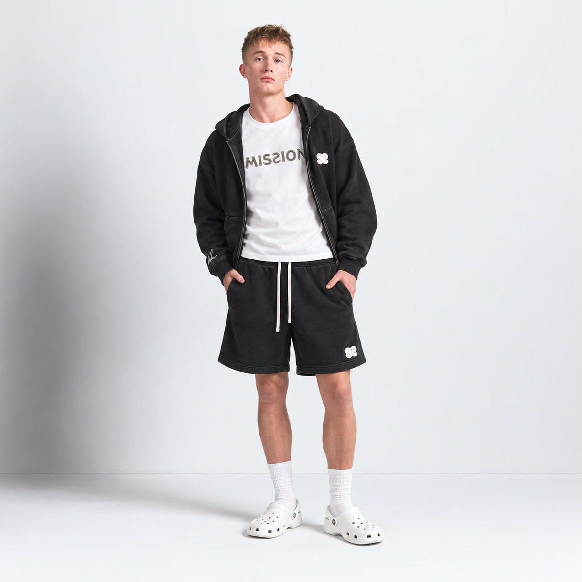 Black Zip-Up