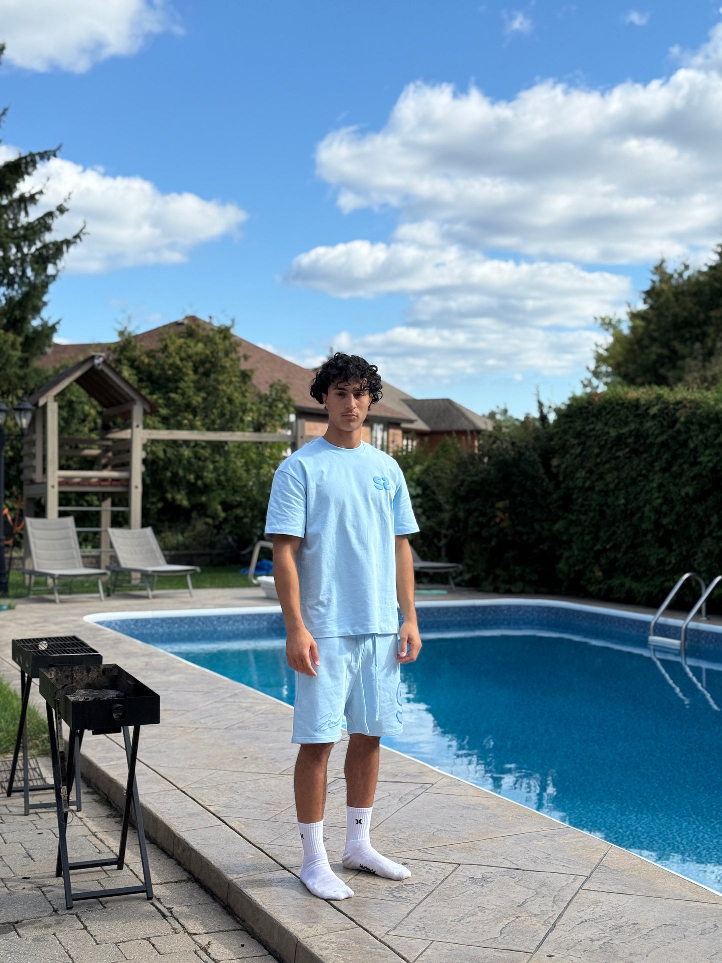 Sky Blue Shorts