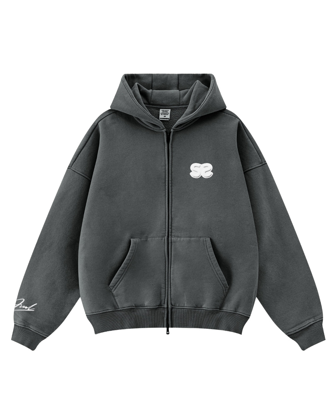 Dark Grey Zip-Up