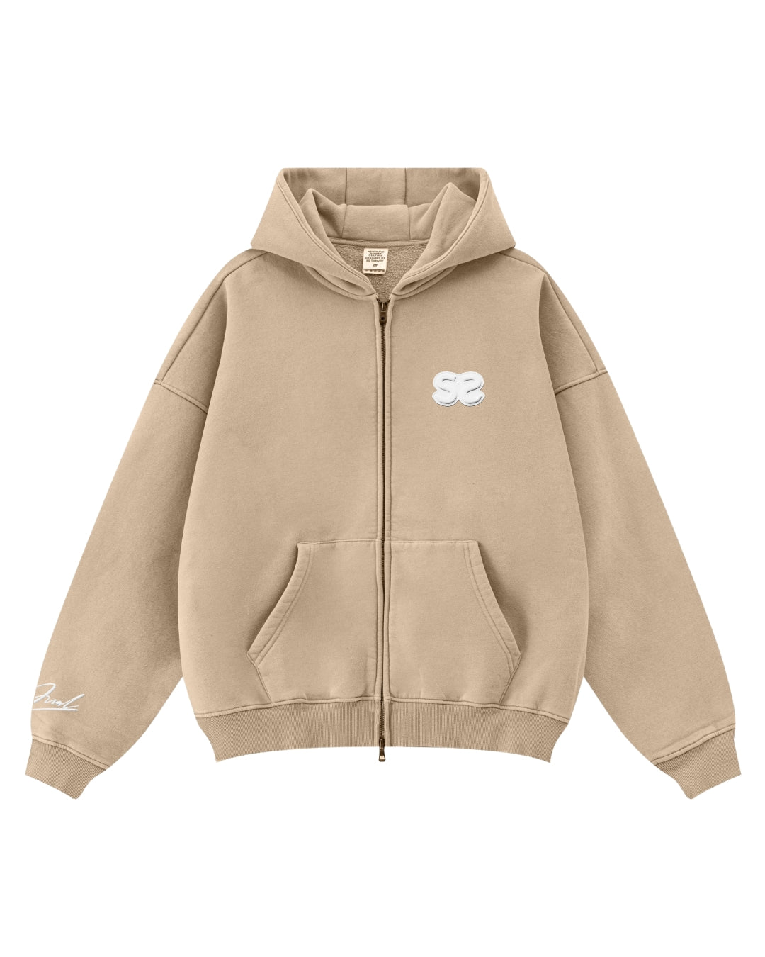 Khaki Zip-Up