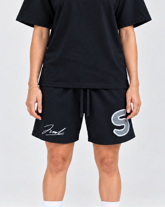 Coal Black Shorts